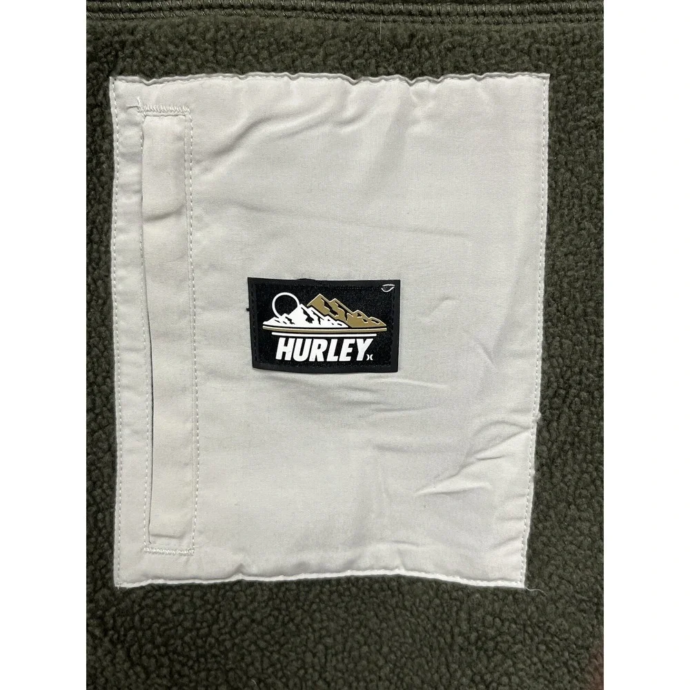 Hurley Midland Burrito Full Zip Fleece Vest Mens Size XXL‎ NWT